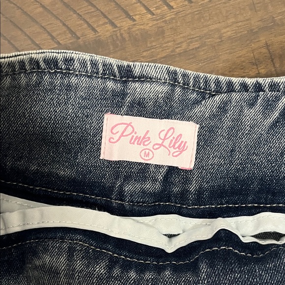 Pink Lily Denim Blue Mini Skirt - Picture 3 of 4